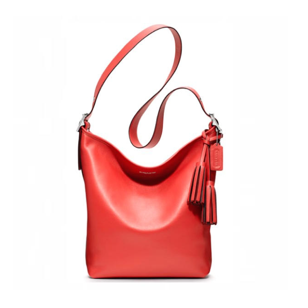 COACH 19889 LEGACY LEATHER DUFFLE HANDBAG Carnelian COACH USA SHOP